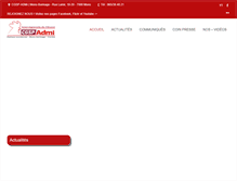 Tablet Screenshot of cgsp-admi-mons.be